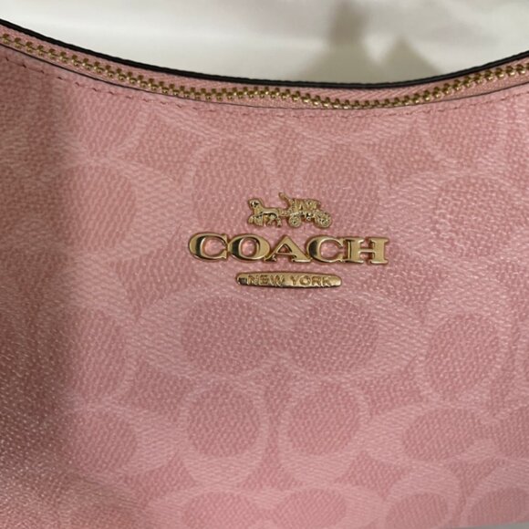 Coach Teri Shoulder Bag In Signature Canvas - Picture 8 of 12